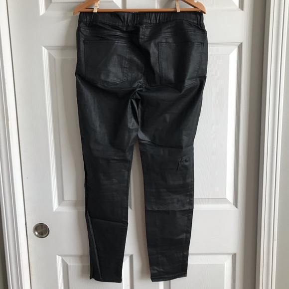 MADEWELL Black Coated Skinny Pants - Picture 4 of 7